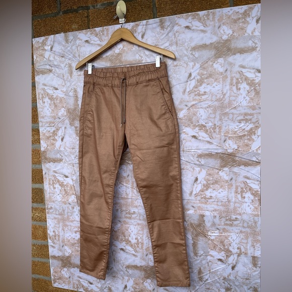 Bevy Flog golden tan drawstring pants size 28 - Picture 3 of 13
